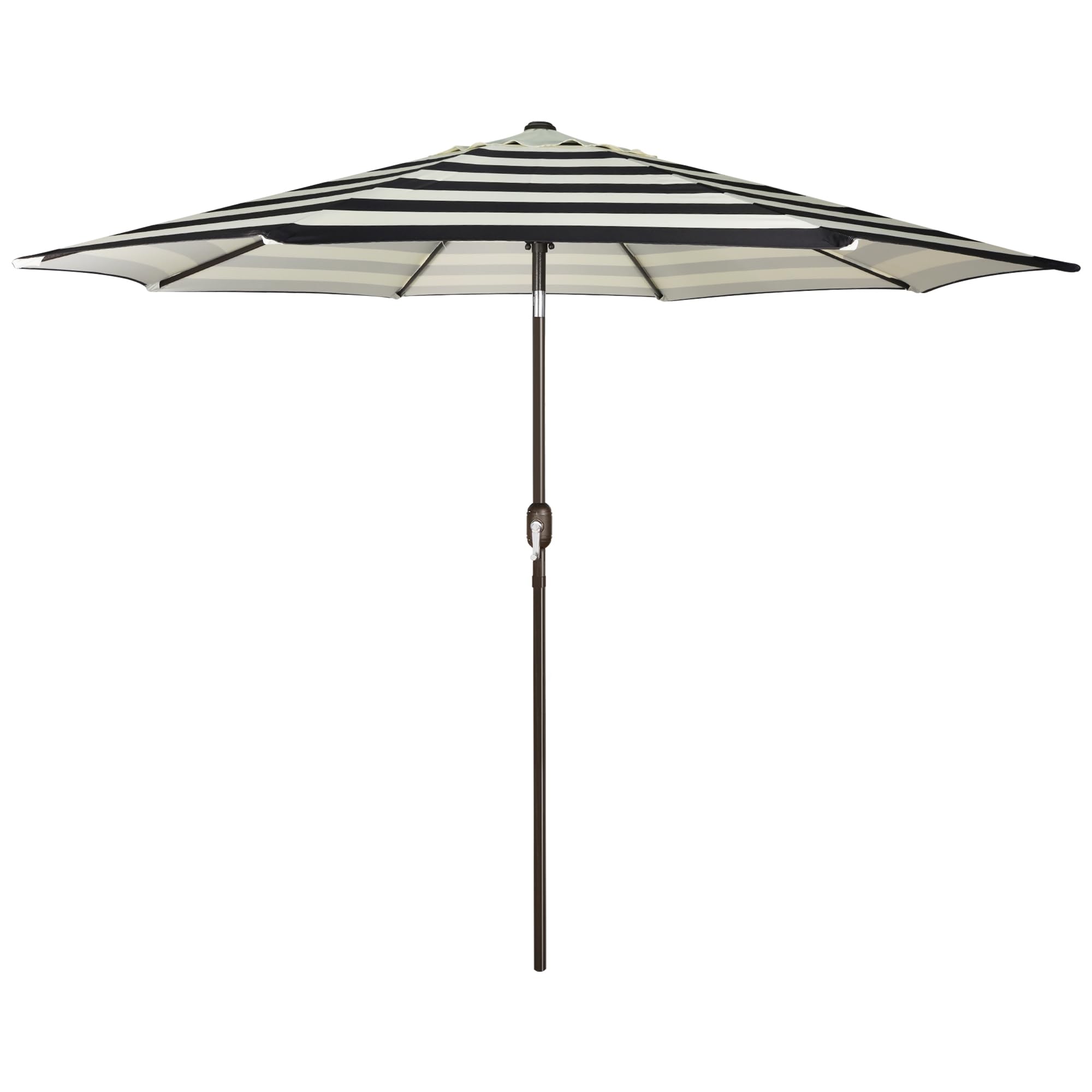 Blissun 9' Outdoor Patio Umbrella, Outdoor Table Umbrella, Yard Umbrella, Market Umbrella with 8 Sturdy Ribs, Push Button Tilt and Crank