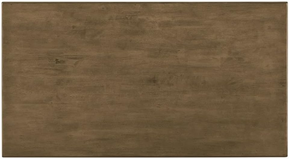 Furniture of America Alto Solid Wood Dining Table in Natural Finish