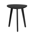 MH London Tri Pin Side Table I Handmade Natural Mango Wood, Naturally Moisture Resistant, Maintenance Free I 16" x 16" x 18" I Wandsworth, Walnut