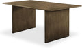 Furniture of America Alto Solid Wood Dining Table in Natural Finish