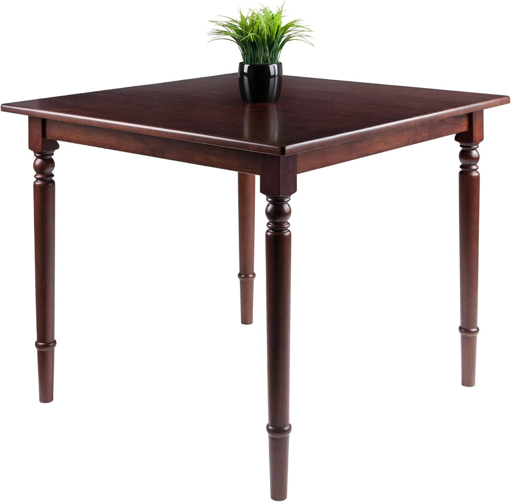 Ergode Mornay Dining Table - Elegant American Farmhouse Style, Walnut Finish