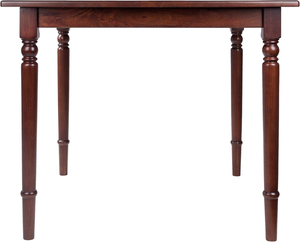 Ergode Mornay Dining Table - Elegant American Farmhouse Style, Walnut Finish