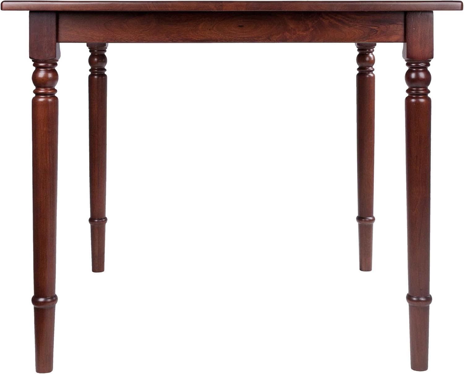 Ergode Mornay Dining Table - Elegant American Farmhouse Style, Walnut Finish